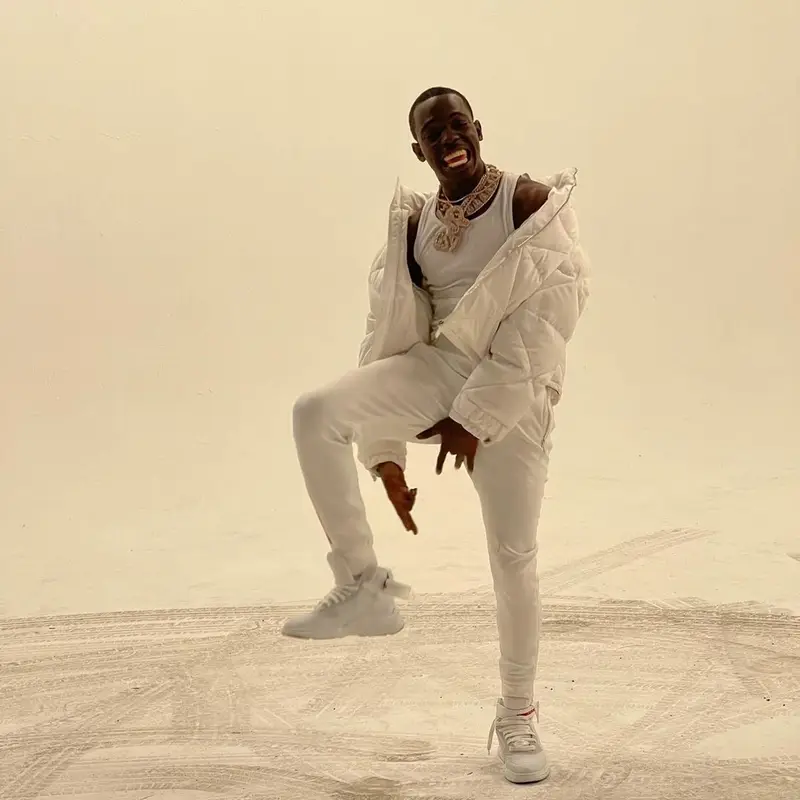Bobby Shmurda outfit in Prada, 2021