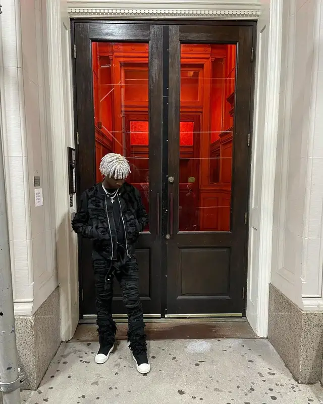 Ken Carson outfit in Rick Owens, 2021