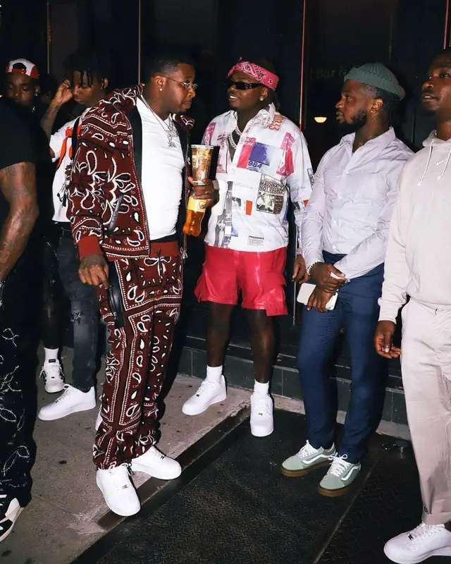 Gunna outfit in Mr. Saturday, Seventh Heaven, and Balenciaga, 2021