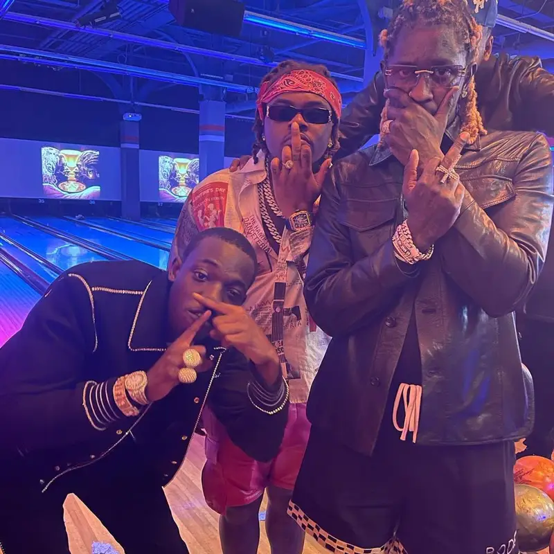 Bobby Shmurda outfit in Amiri, 2021