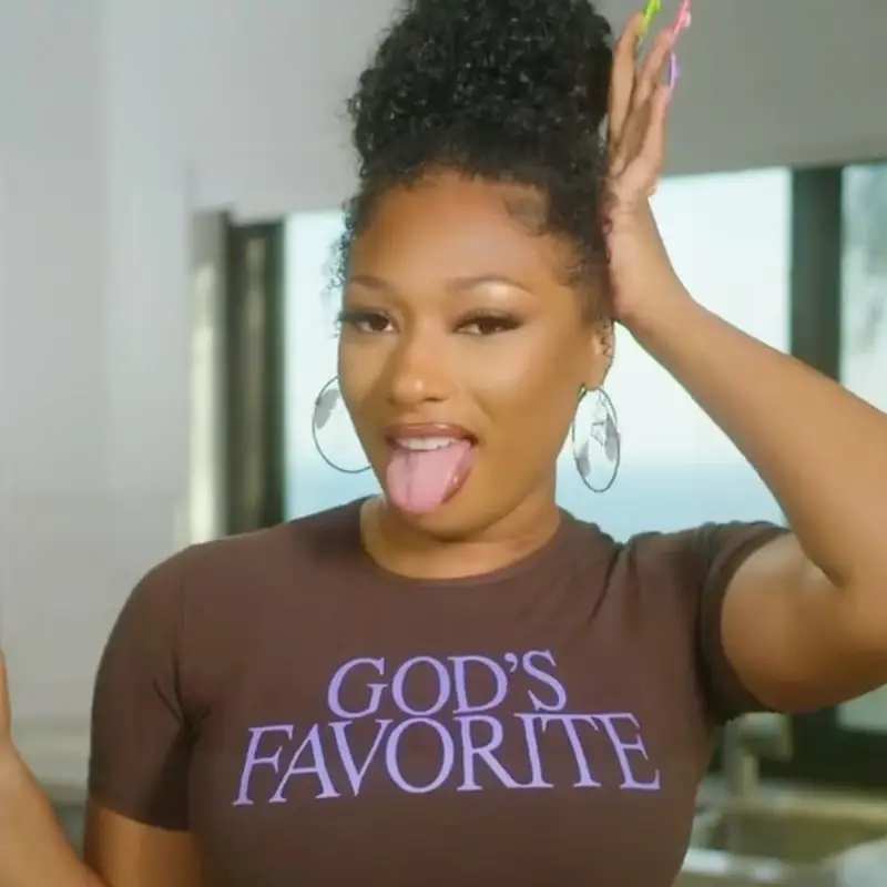 Megan Thee Stallion outfit in Praying, 2021