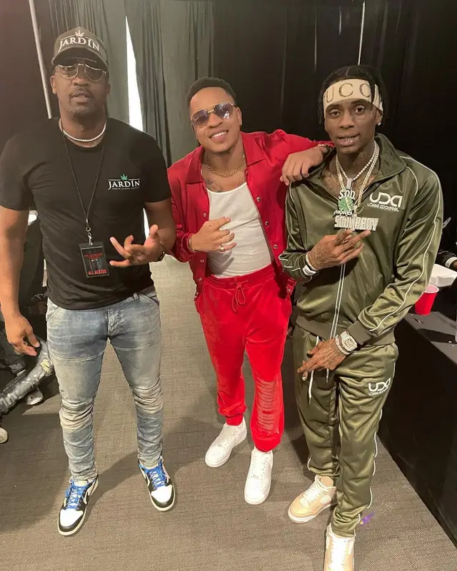 Soulja Boy outfit in Udigg Apparel, Jordan, and Gucci, 2021