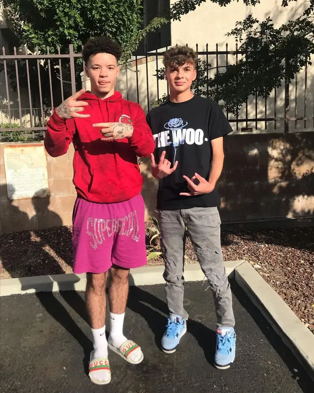 Lil Mosey outfit in Superficial, Nike, and Gucci, 2021