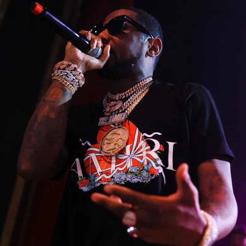 Fabolous outfit in Nike and Amiri, 2021
