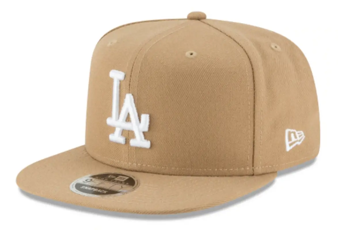 los angeles dodgers khaki high crown 9fifty snapback