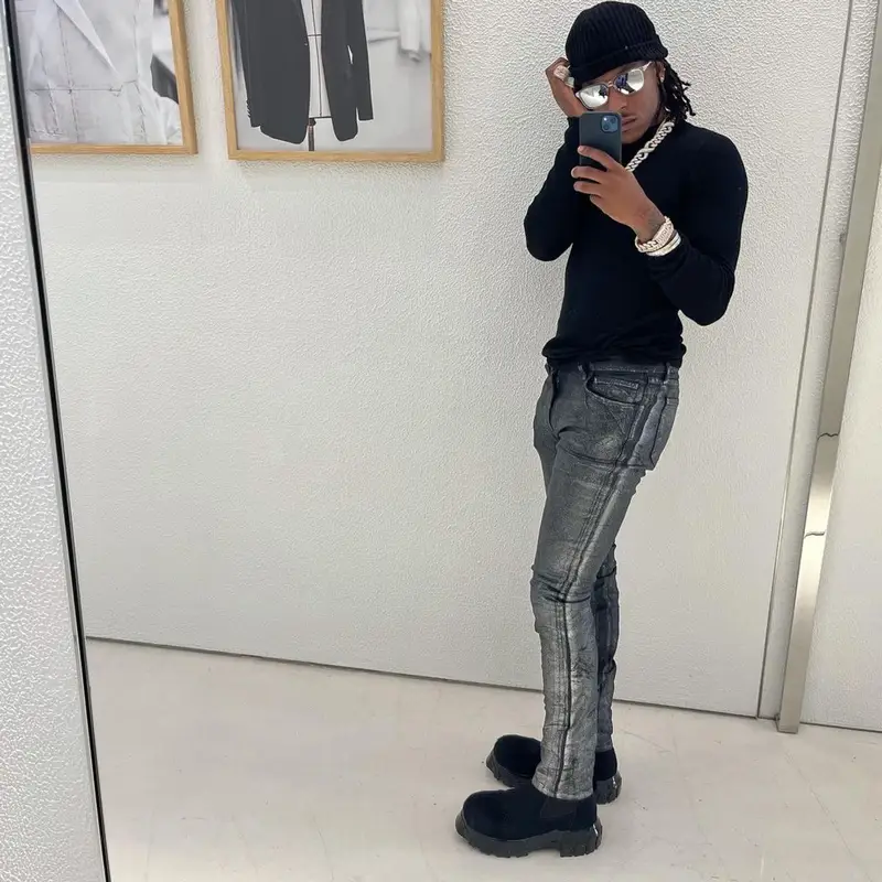 Rich The Kid outfit in Monfrere, Rick Owens, and Dior, 2021