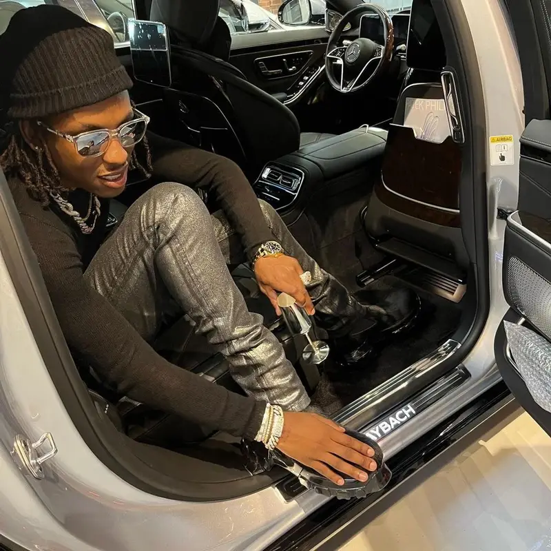 Rich The Kid outfit in Monfrere, Rick Owens, and Dior, 2021