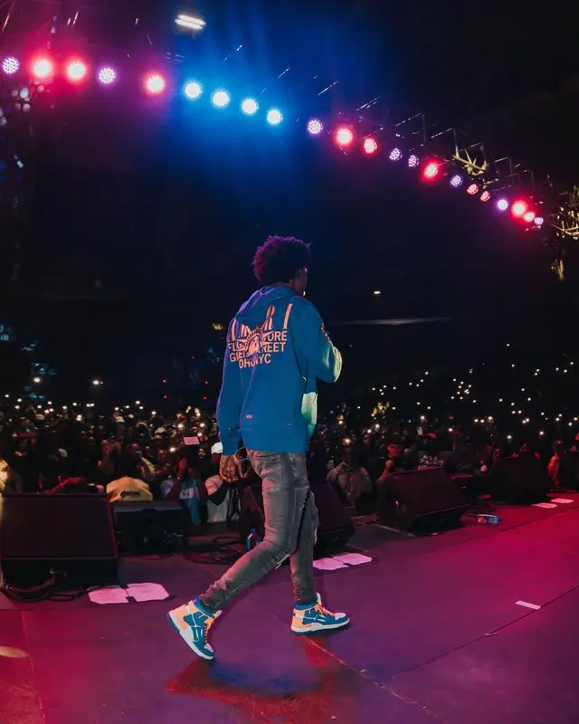A Boogie Wit Da Hoodie outfit in Amiri and Playboy, 2021