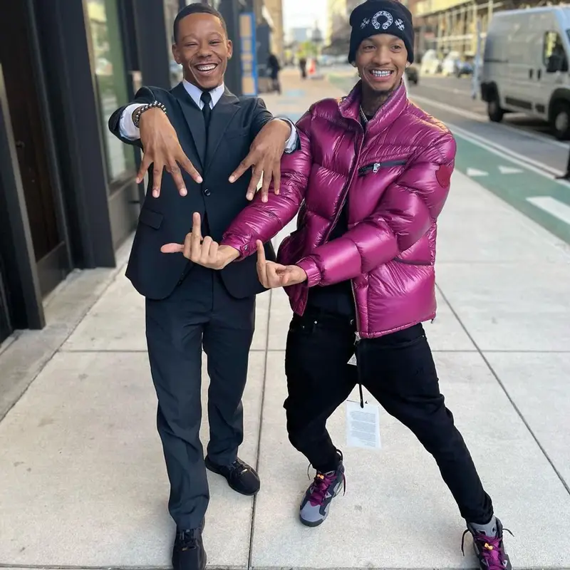Stunna 4 Vegas outfit in Moncler, Amiri, and Chrome Hearts, 2021
