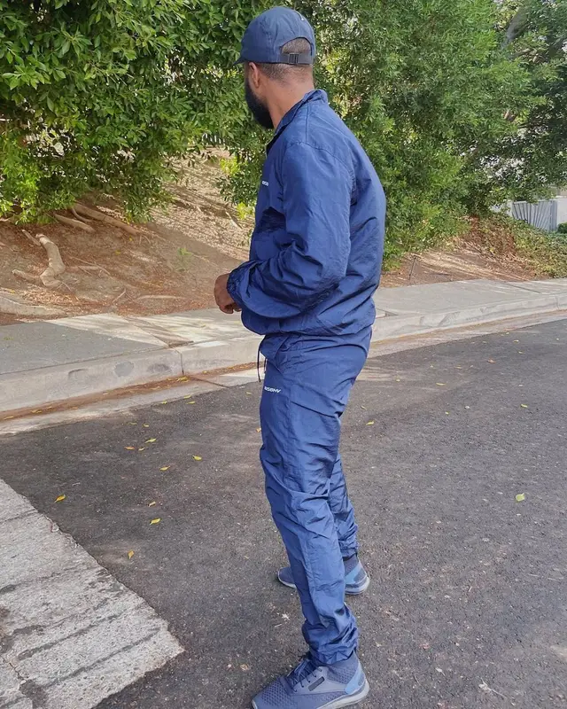 Khalid outfit in Misbhv, Reebok, and Supreme, 2021