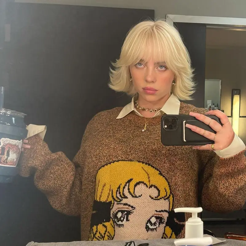 Billie Eilish outfit in Gucci, 2021