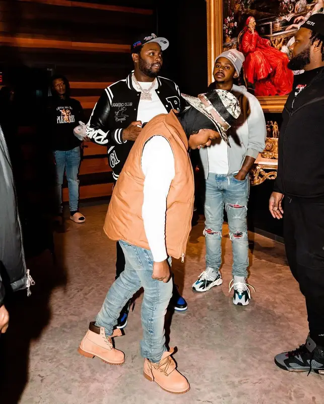 42 Dugg outfit in Carhartt, Amiri, and Timberland, 2021