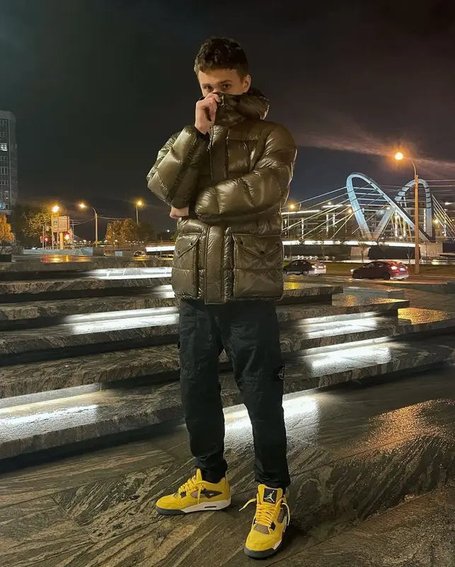 John However outfit in C.P. Company, Stone Island, and Jordan, 2021