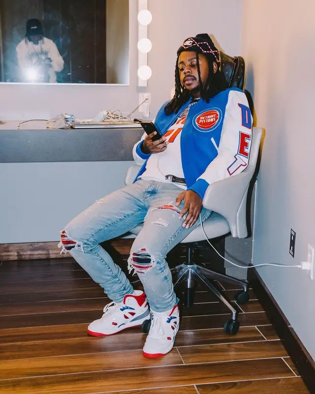 Babyface Ray outfit in Pro Standard, Nike, and Chanel, 2021