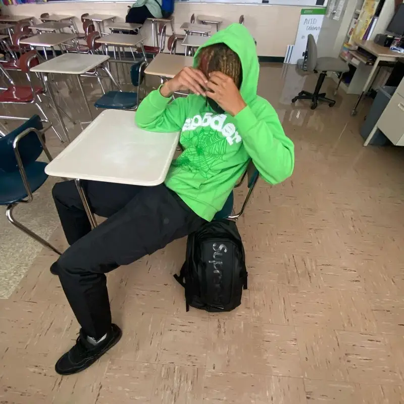 Slump6s outfit in Young Thug Merch, Supreme, and Spider Worldwide, 2021