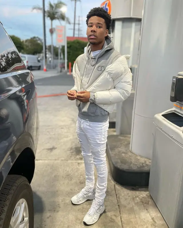 Nardo Wick outfit in Moncler and Dior, 2021