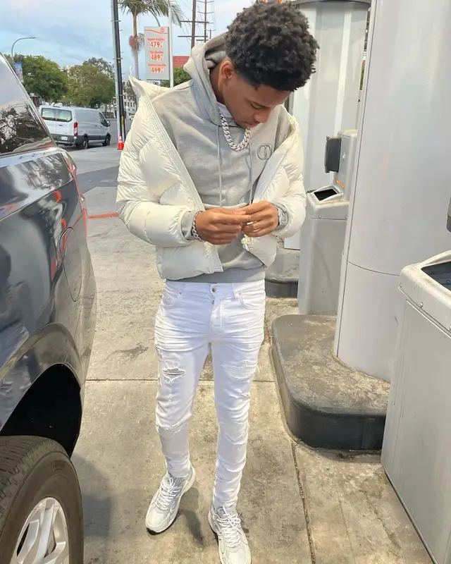 Nardo Wick outfit in Moncler and Dior, 2021