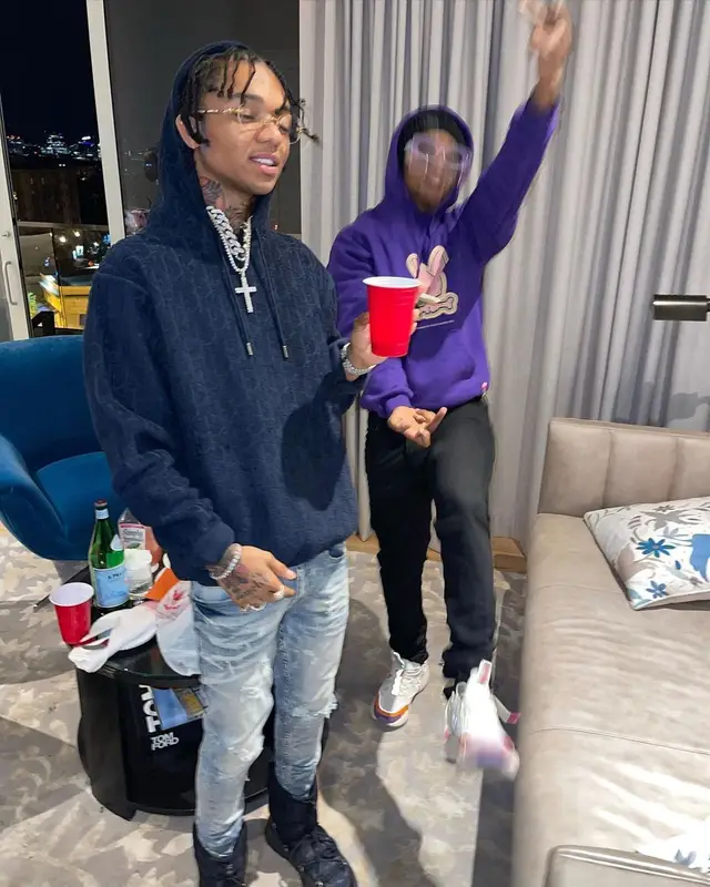 Swae Lee outfit in Dior, 2021