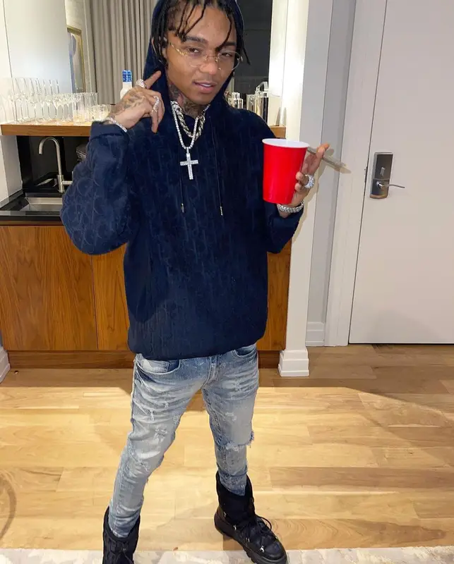Swae Lee outfit in Dior, 2021