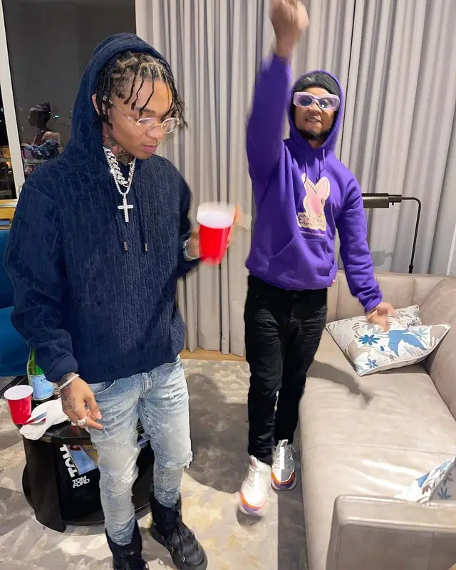 Swae Lee outfit in Dior, 2021