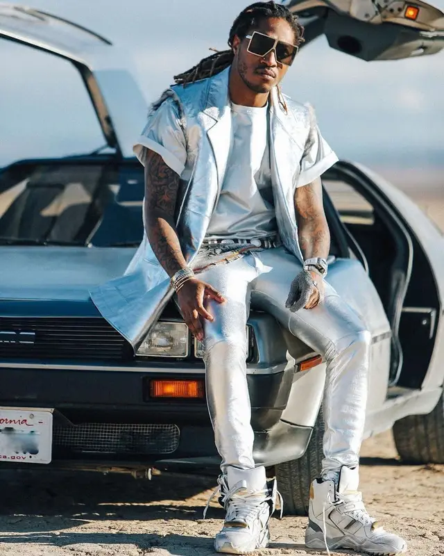 Future outfit in Maison Margiela and Saint Laurent, 2021