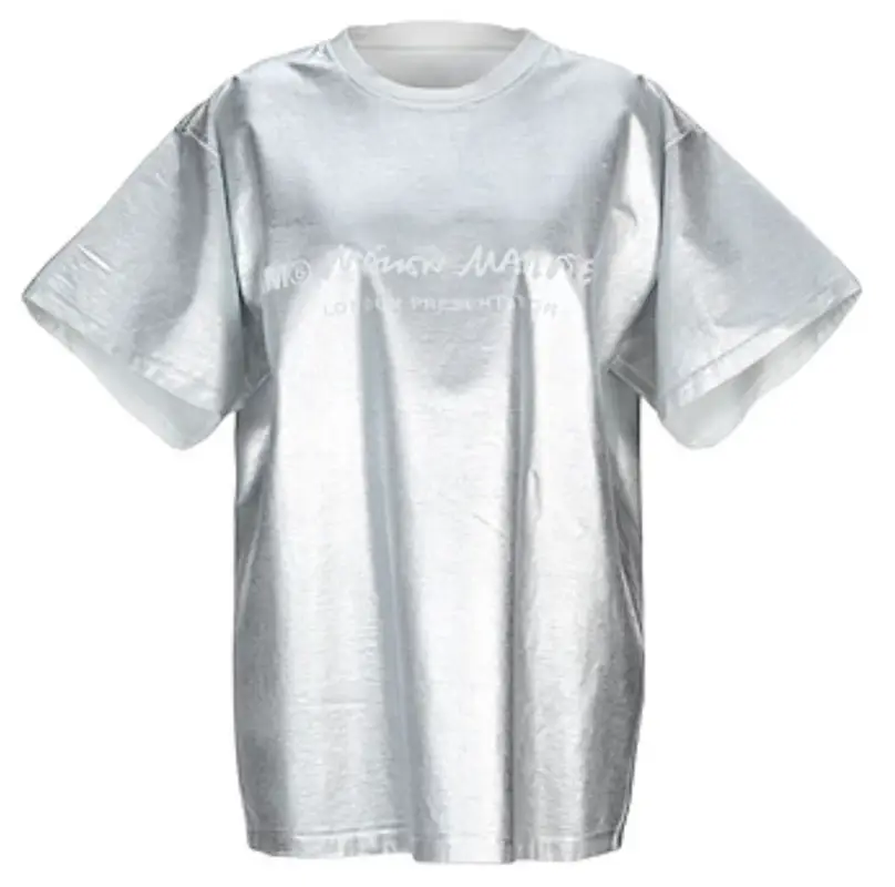 Maison Margiela Log Silver T-Shirt $204