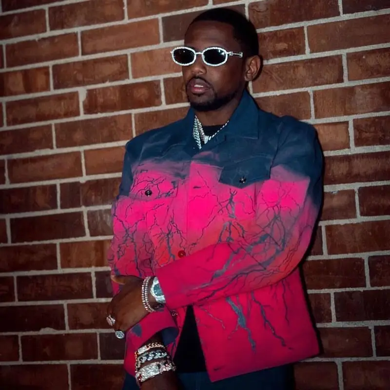 Fabolous outfit in Marc Jacques Burton and Cartier, 2021