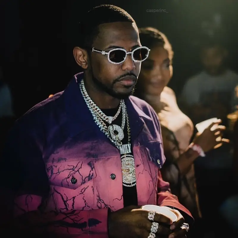 Fabolous outfit in Marc Jacques Burton and Cartier, 2021