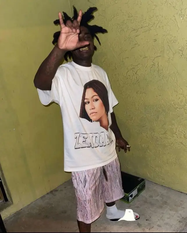 Kodak Black outfit in Grace Court Co, 2021