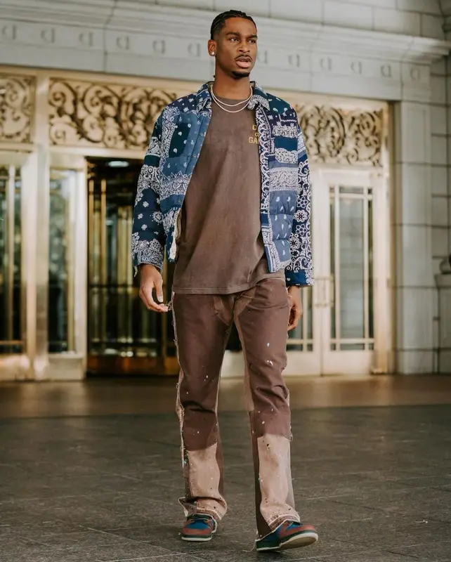 Shai outfit in Visvim, Gallery Dept., and Nike, 2021