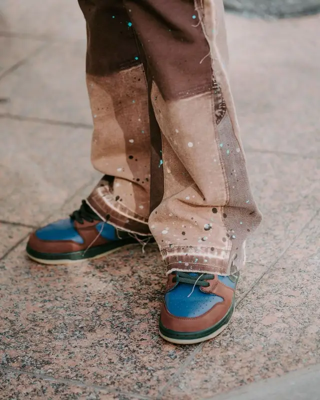 Shai outfit in Visvim, Gallery Dept., and Nike, 2021