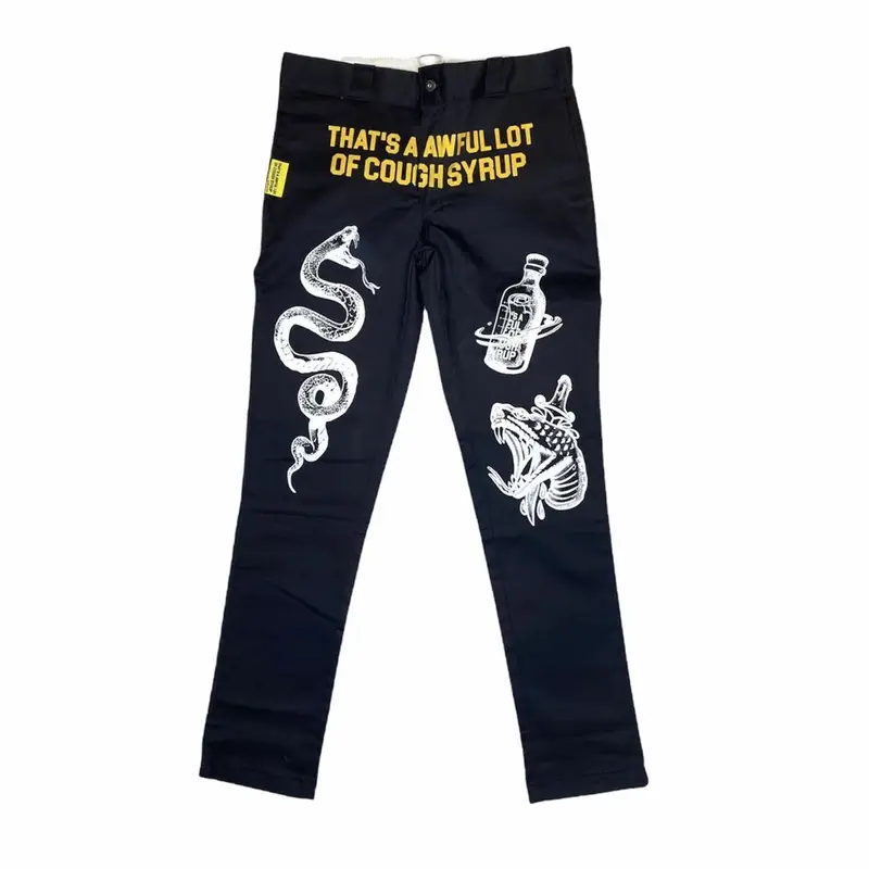 Cough Syrup Snake Pit Pants $250