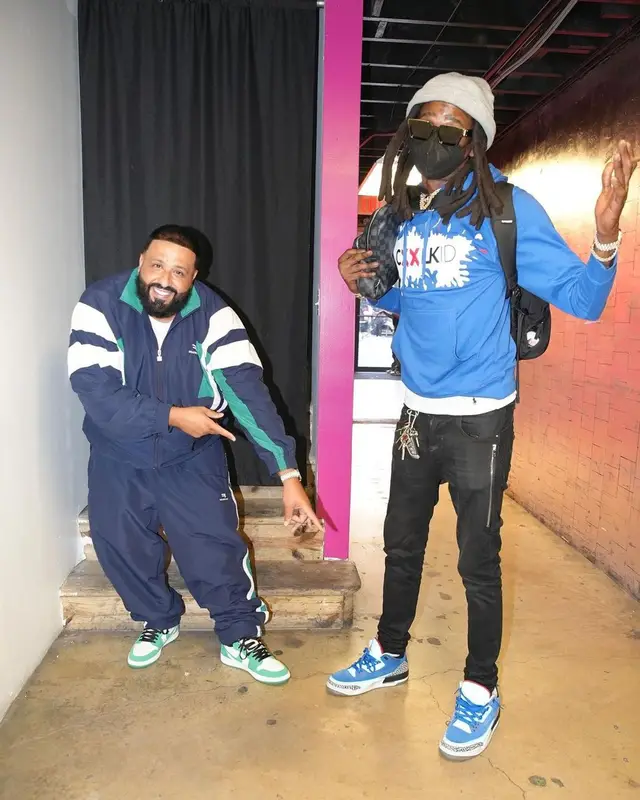 DJ Khaled outfit in Balenciaga and Nike, 2021