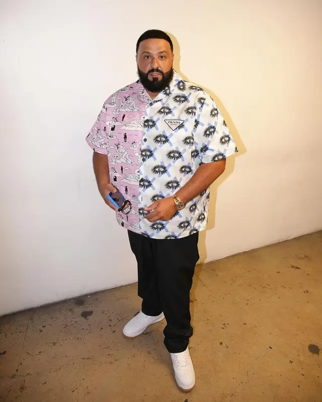 DJ Khaled outfit in Prada and Nike, 2021