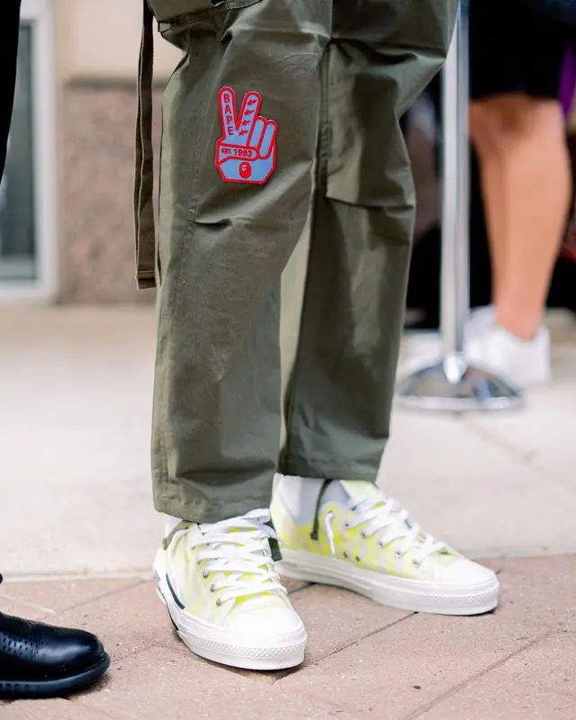 Jalen Green outfit in Nemen, Bape, and Henry Mask, 2021