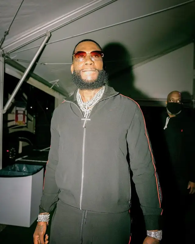 Gucci Mane outfit in Alexander McQueen and Cartier, 2021