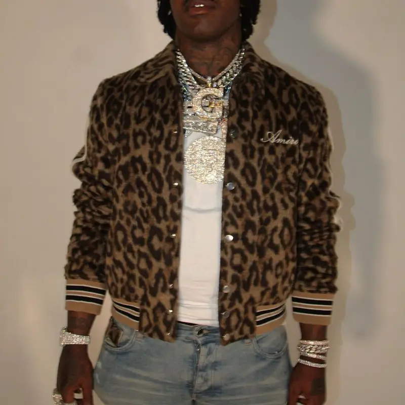 EST Gee outfit in Amiri, Cartier, and Givenchy, 2021