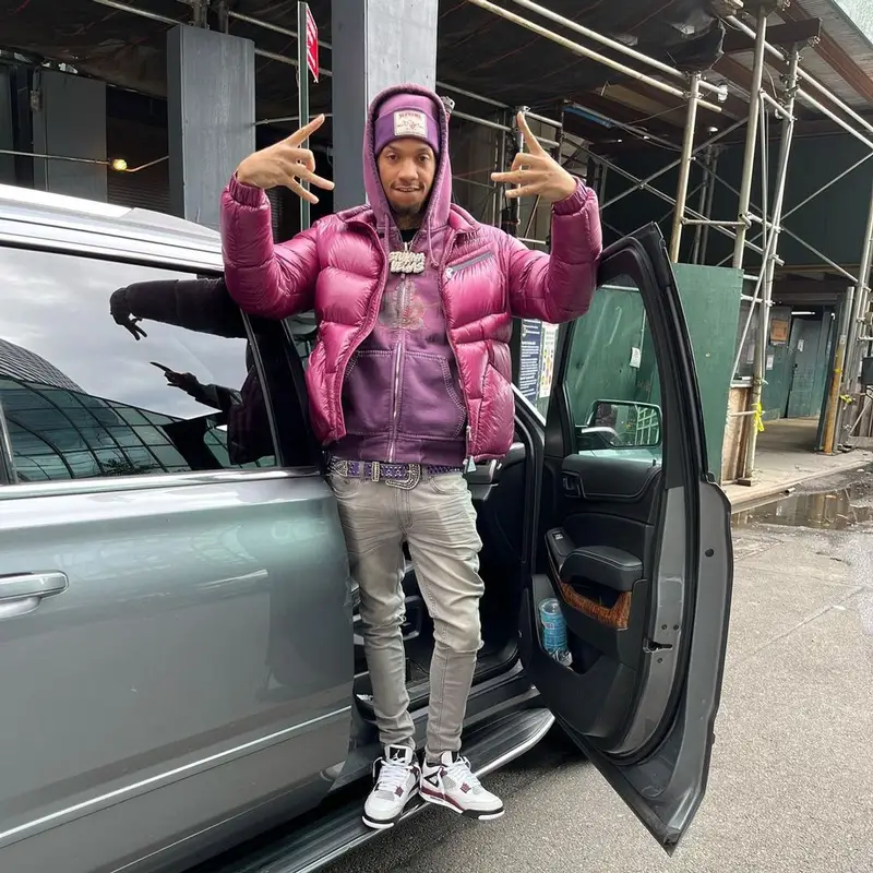 Stunna 4 Vegas outfit in Moncler, Supreme, and True Religion, 2021