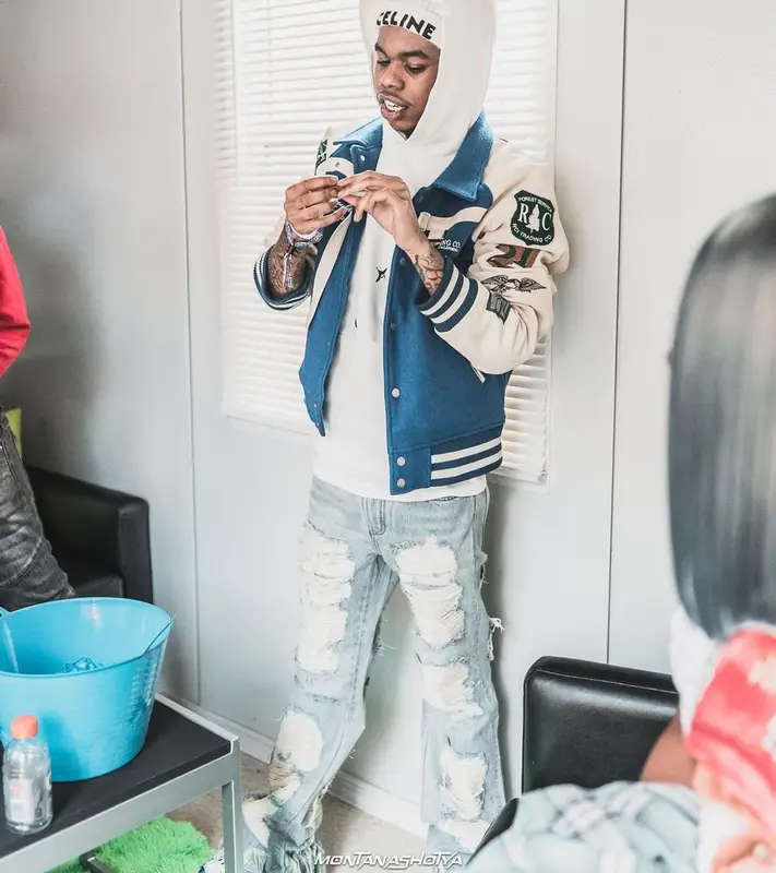 Lil Poppa outfit in Reese Cooper, Dead Than Cool, and Celine, 2021