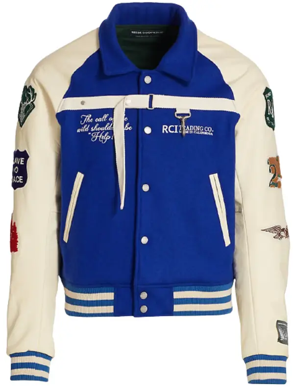 Reese Cooper Call Of The Wild Varsity Jacket - Royal Blue