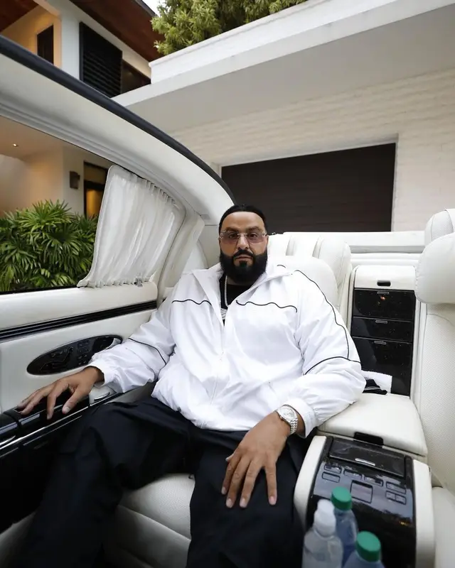DJ Khaled outfit in Balenciaga, Jordan, and Cartier, 2021