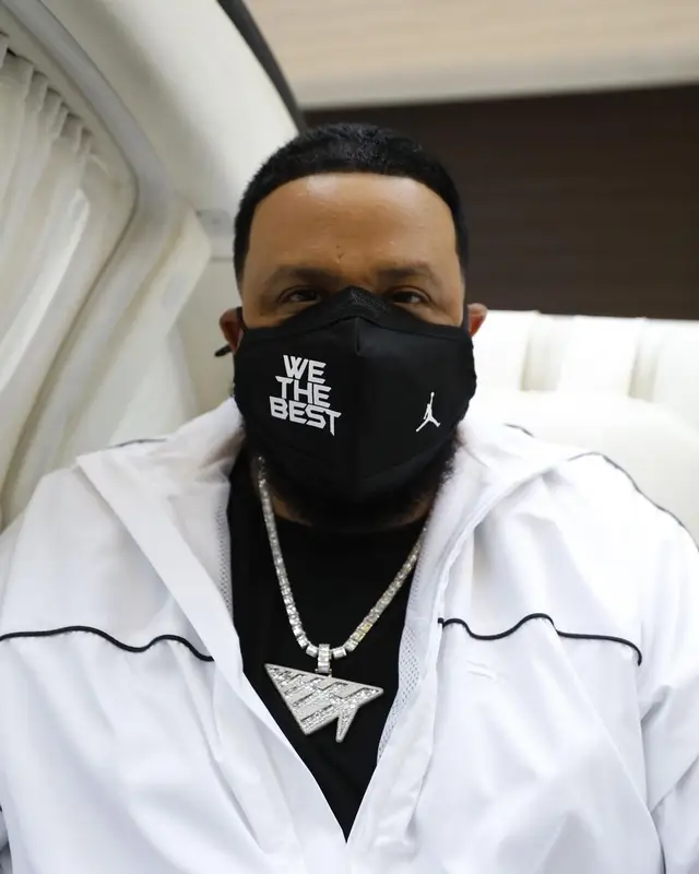DJ Khaled outfit in Balenciaga, Jordan, and Cartier, 2021