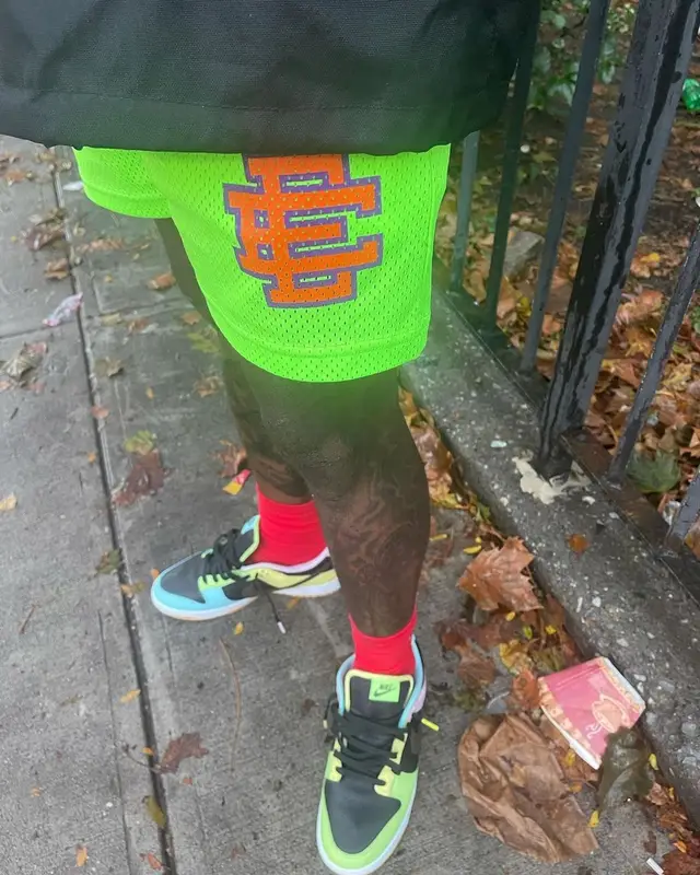 Sauce Walka outfit in Global Currency, Eric Emanuel, and Nike, 2021