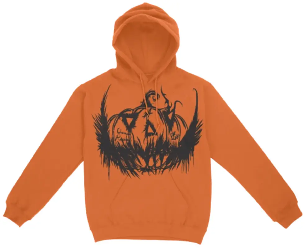 Trippie redd store orange hoodie