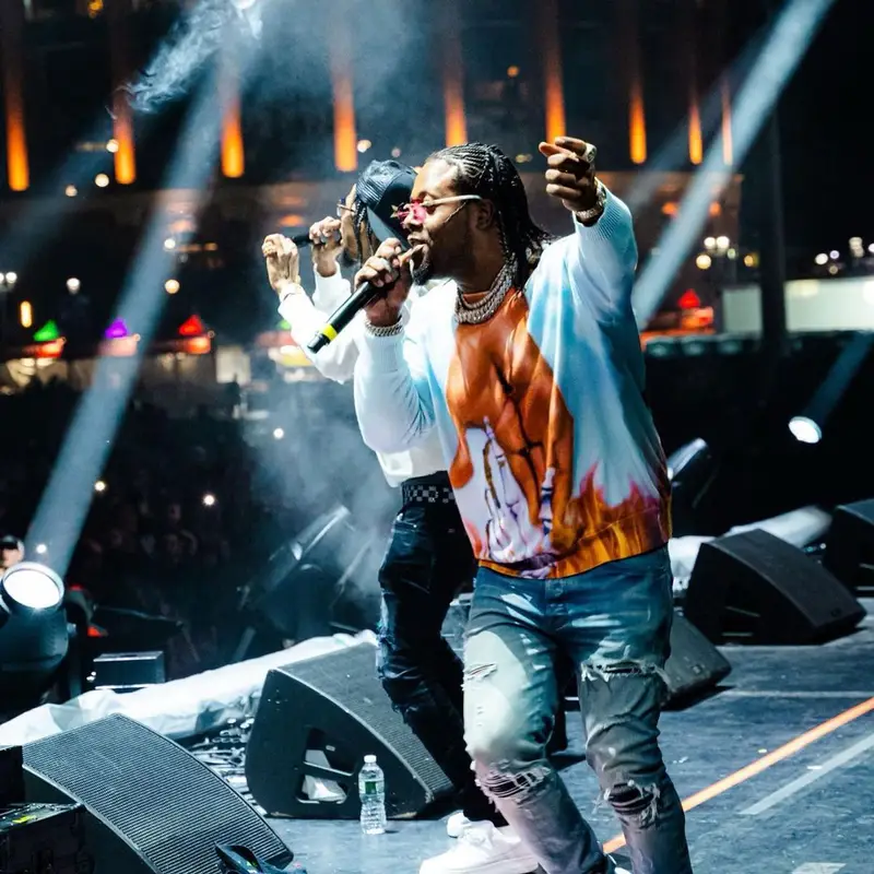 Rowdy Rebel outfit in Who Decides War, Louis Vuitton, and Cartier, 2021