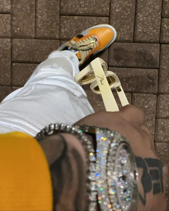 No Cap outfit in Bape, Louis Vuitton, and Rhude, 2021