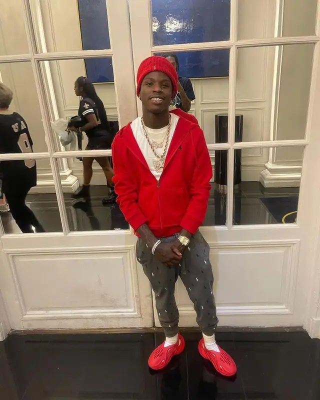 Quando Rondo outfit in Yeezy and Polo Ralph Lauren, 2021