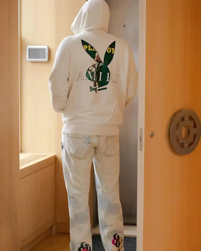 James Harden outfit in Amiri, Gallery Dept., and Playboy, 2021