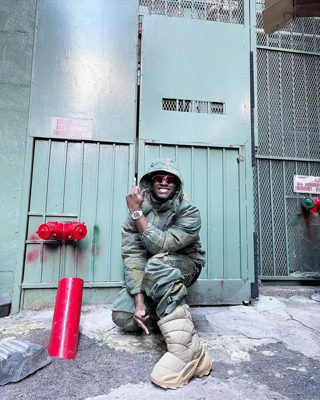 Bloody Osiris outfit in Supreme, Marine Serre, and Junya Watanabe, 2021