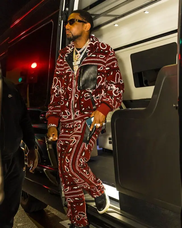 Fabolous outfit in Amiri and Balenciaga, 2021